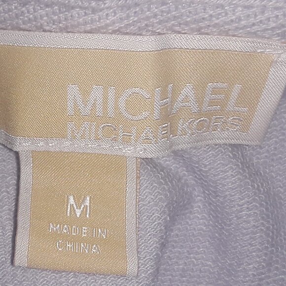 Michael Kors Med Purple Knit Lightweight Drawstring Hoody - Picture 4 of 4